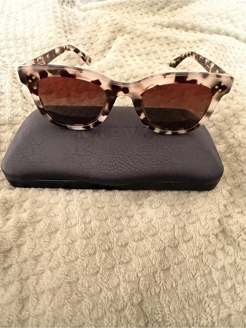 Krewe Polarized Tortoiseshell Sunglasses - Women